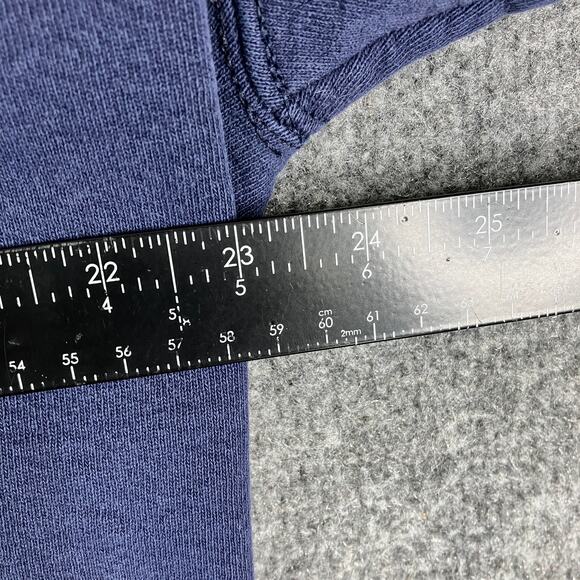 Santee Sweatshirt Mens XL Navy Blue Heavyweight Crewneck Pullover Vintage - Picture 5 of 8